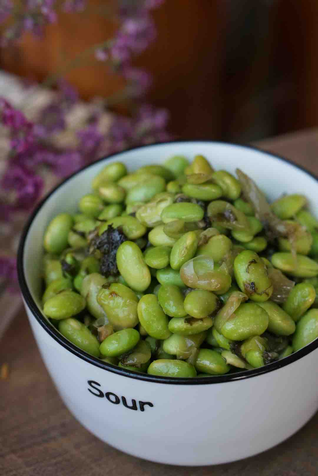 酸菜毛豆仁的做法-咸鮮味燒菜譜