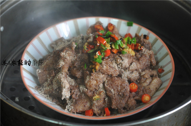 黑麥粉蒸雞肉的做法-家常味蒸菜譜