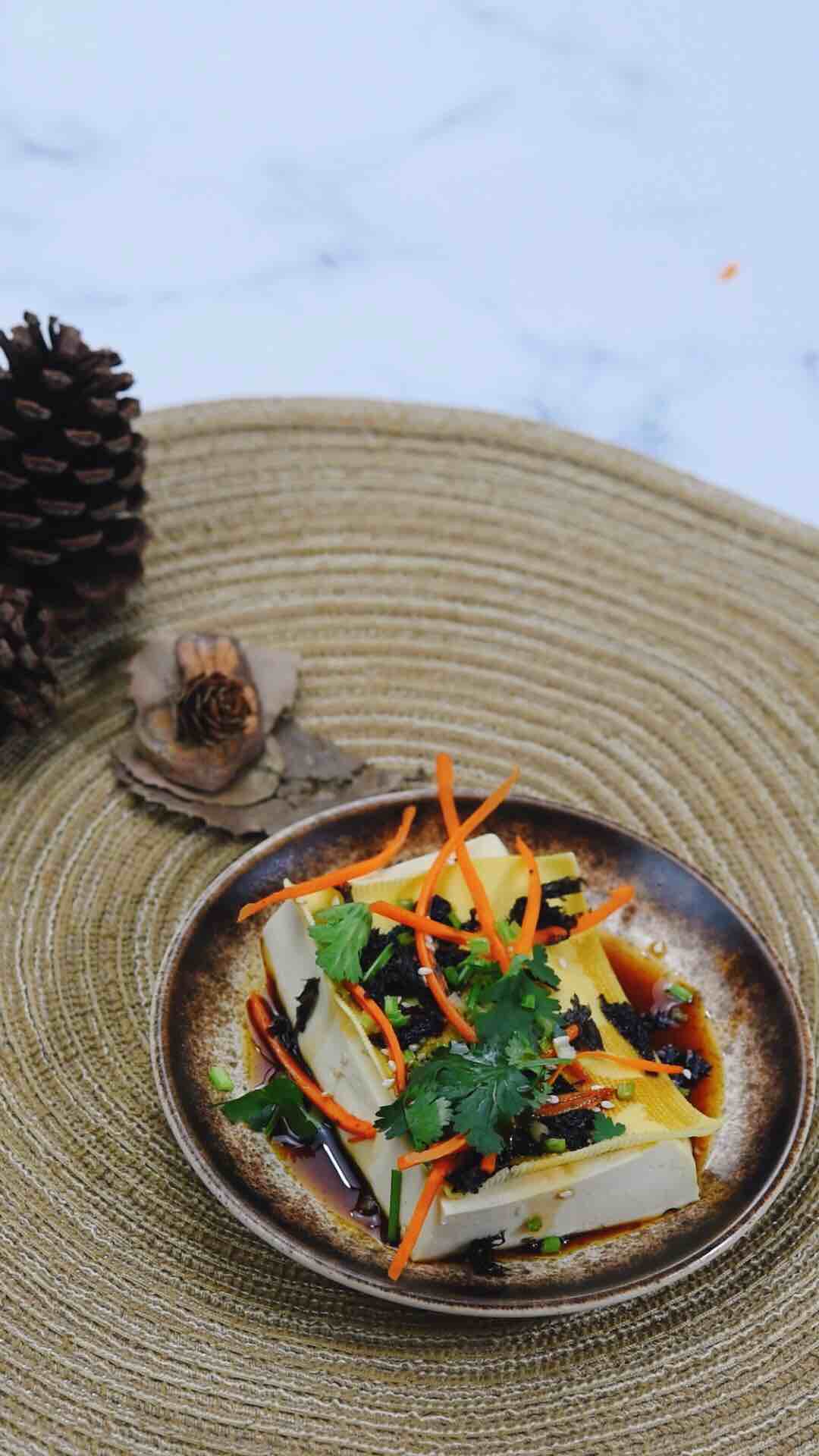 簡單又低卡的“叮叮”豆腐的做法-家常味微波菜譜