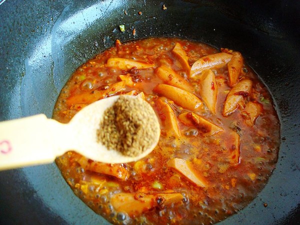 香辣千張結的做法-家常味燒菜譜