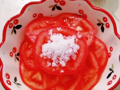 西紅柿拌糖的做法-甜味拌菜譜