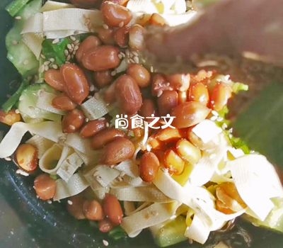 干豆腐素雜拌的做法-酸甜味拌菜譜