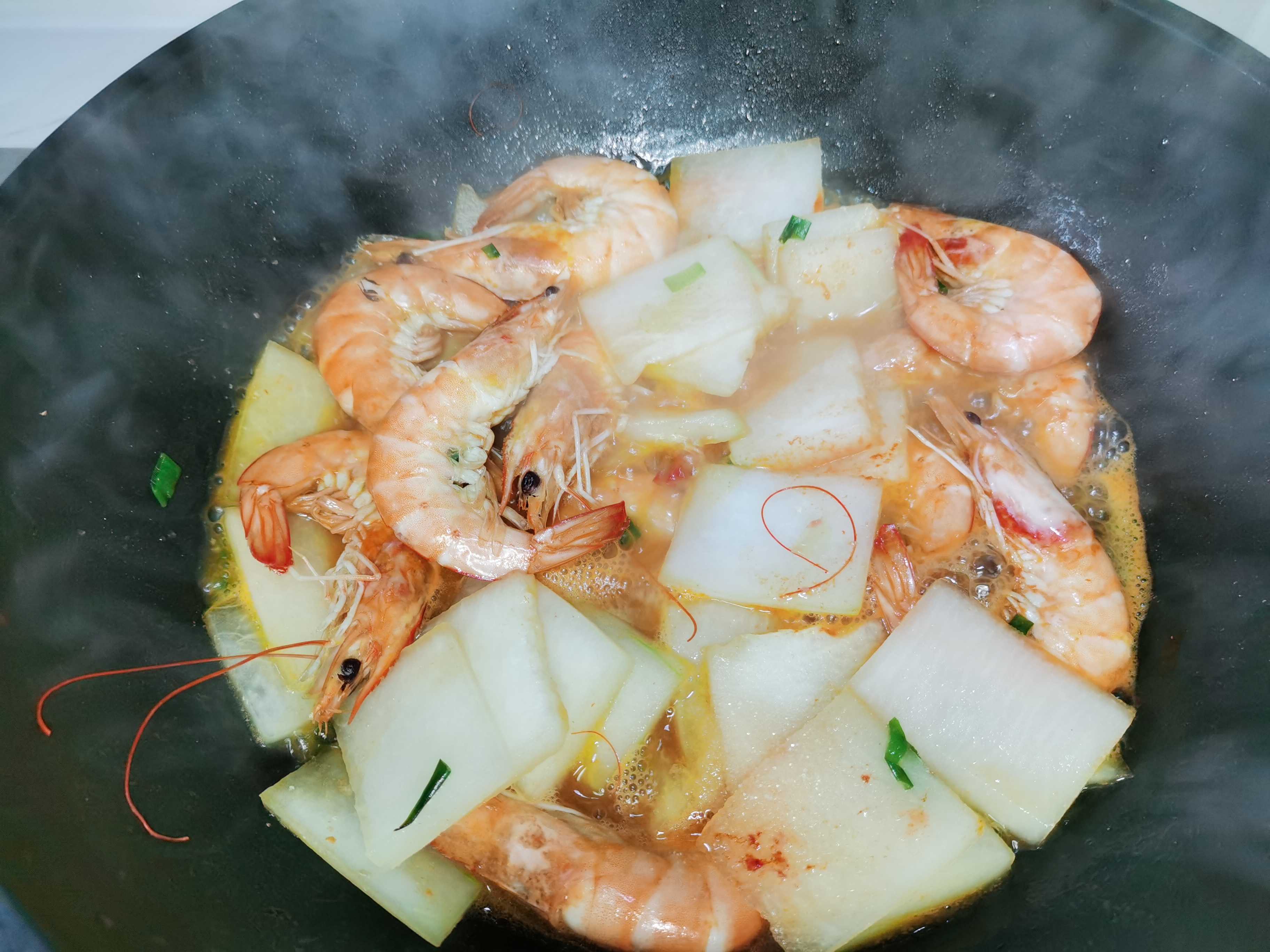 冬瓜炒蝦的做法-家常味炒菜譜