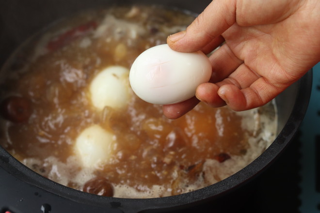 李子酒排骨鹵蛋的做法-家常味燉菜譜