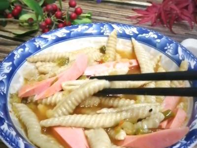 莜面魚魚的做法-酸味蒸菜譜