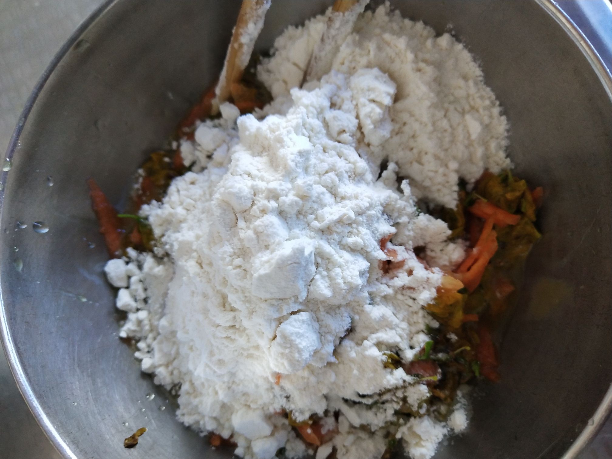 連翹花煎餅的做法-家常味煎菜譜