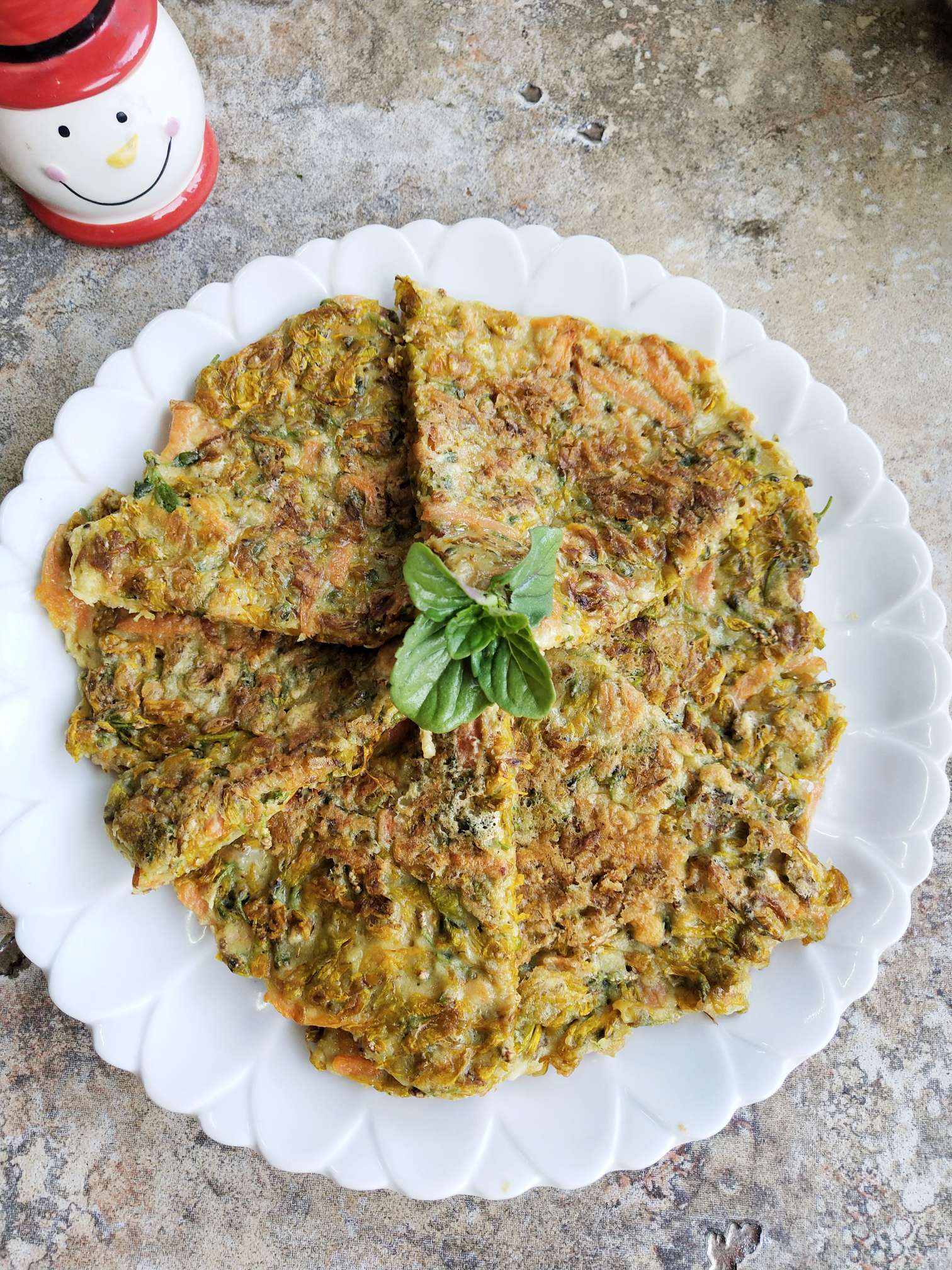 連翹花煎餅的做法-家常味煎菜譜