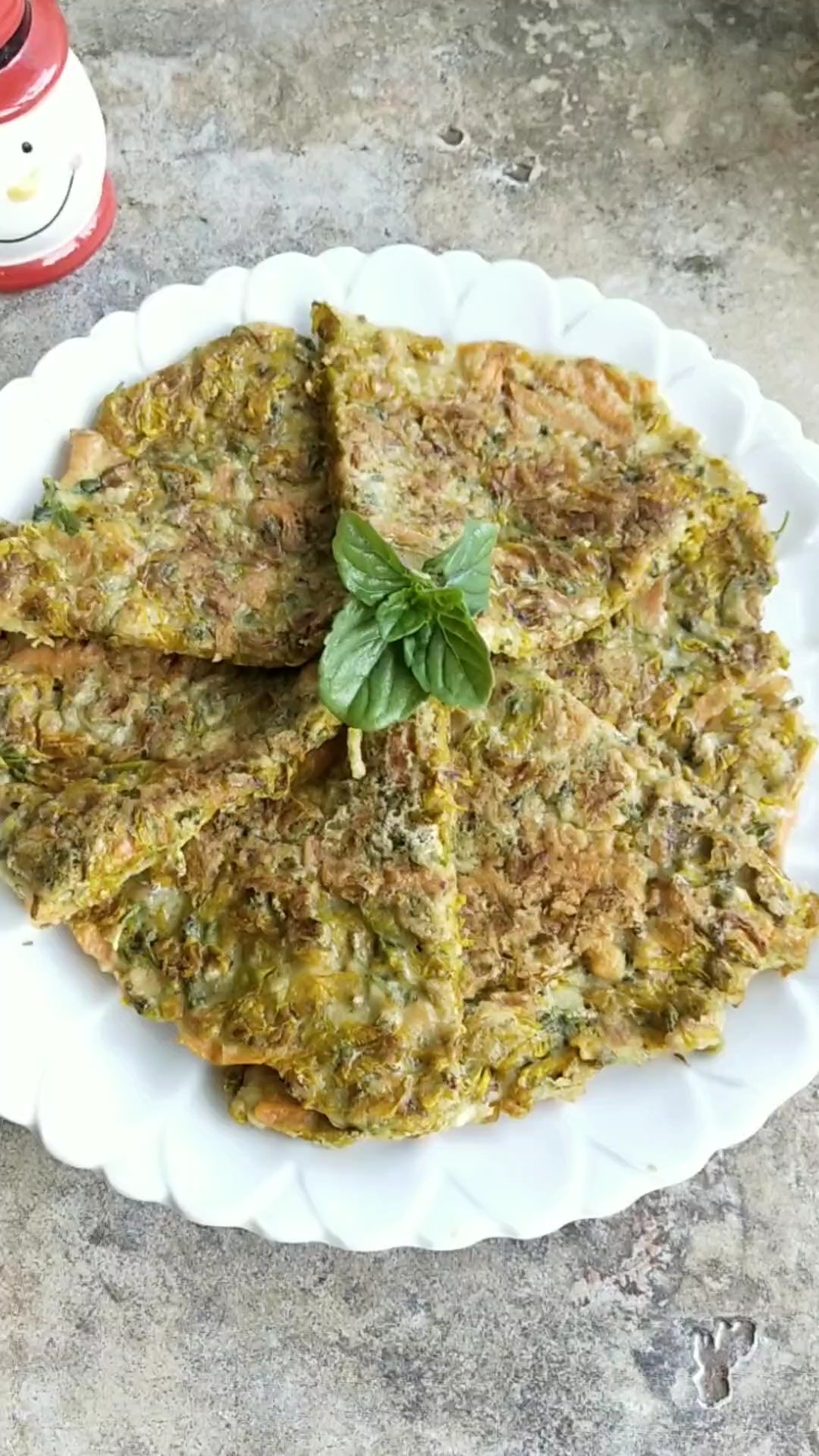 連翹花煎餅的做法-家常味煎菜譜