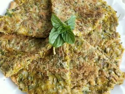 連翹花煎餅的做法-家常味煎菜譜