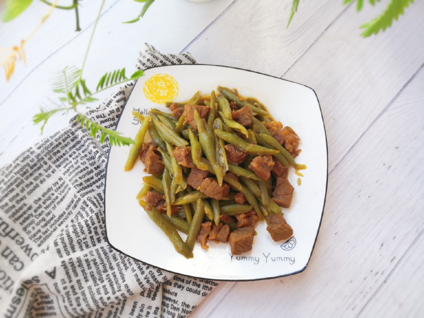 牛肉燉豆角的做法-家常味燉菜譜