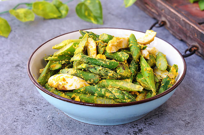 蘆筍炒煮雞蛋的做法-家常味炒菜譜