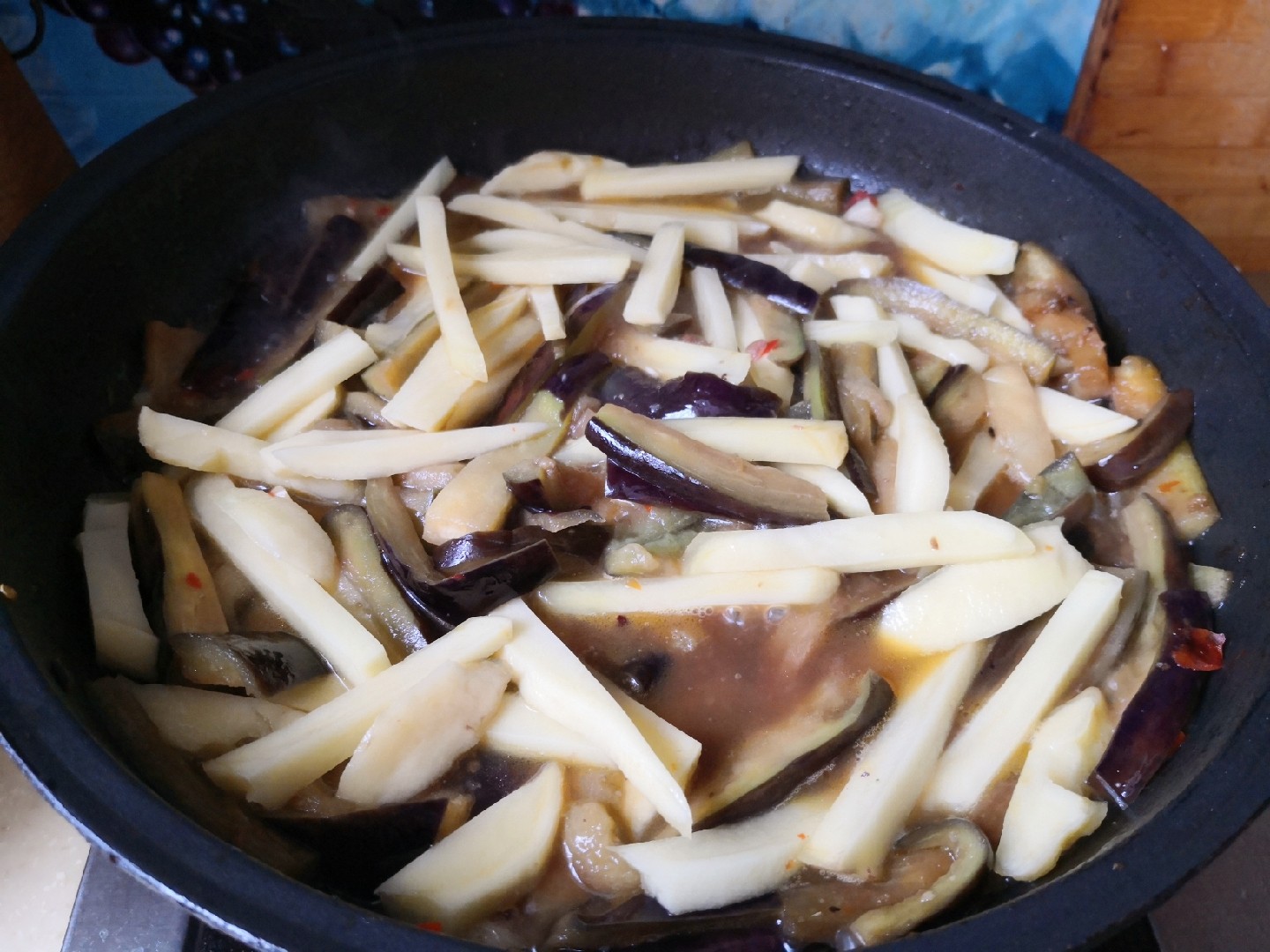 風味茄子的做法-香辣味炒菜譜