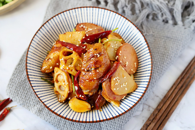 干鍋雞翅的做法-家常味燒菜譜