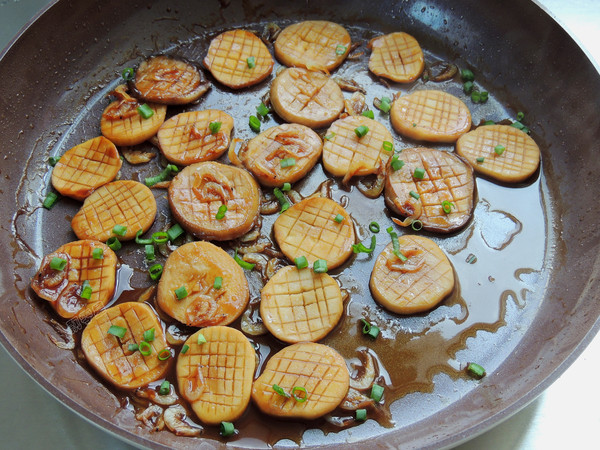 醬汁蝦皮杏鮑菇的做法-家常味燒菜譜