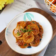 醬汁蝦皮杏鮑菇的做法-家常味燒菜譜