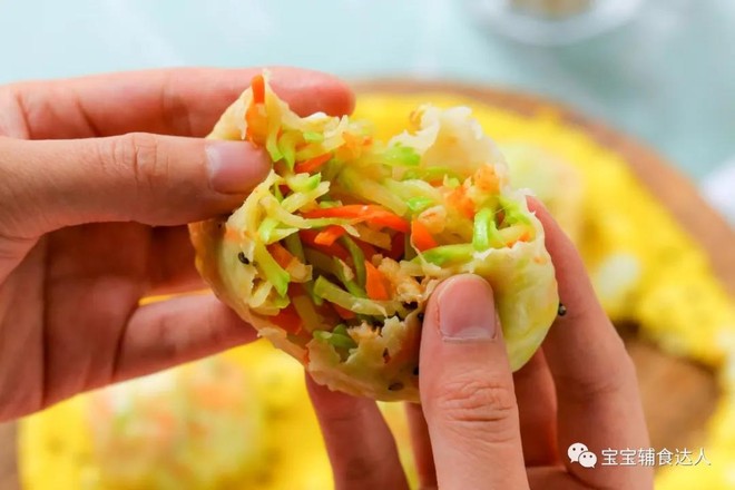 蔬菜抱蛋包  寶寶輔食食譜的做法-家常味烙菜譜