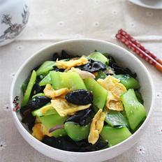 黃瓜雞蛋炒木耳的做法-家常味炒菜譜