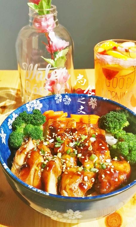 超級好吃噠照燒雞腿飯～～的做法-咸鮮味燒菜譜