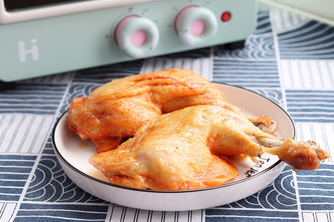 奧爾良嫩烤雞腿的做法-香辣味烘焙菜譜