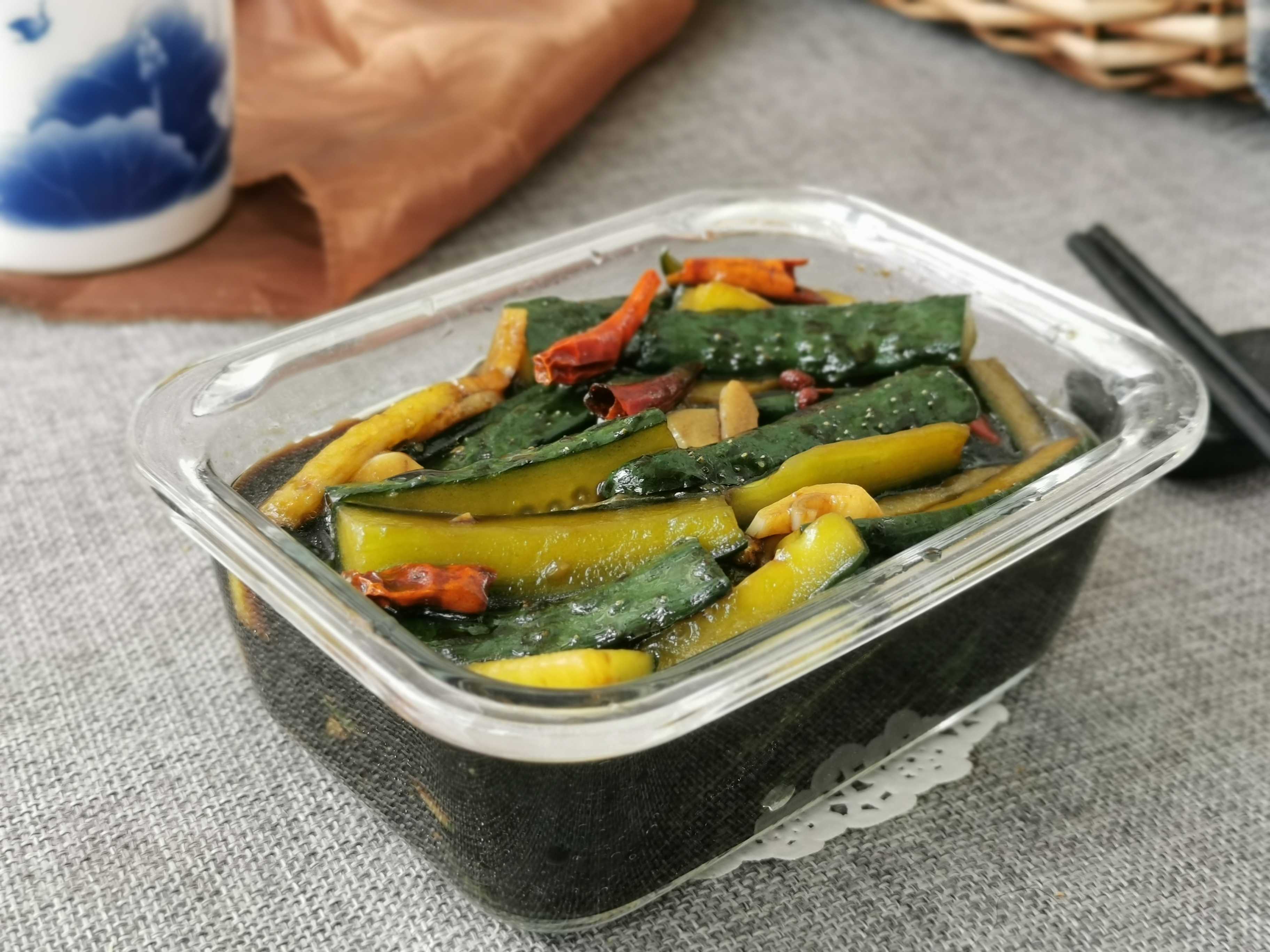 酸辣黃瓜條的做法-酸辣味腌菜譜