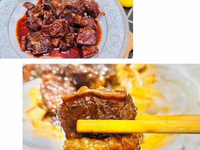 大口吃肉，選紅燒牛腩。的做法-家常味燉菜譜