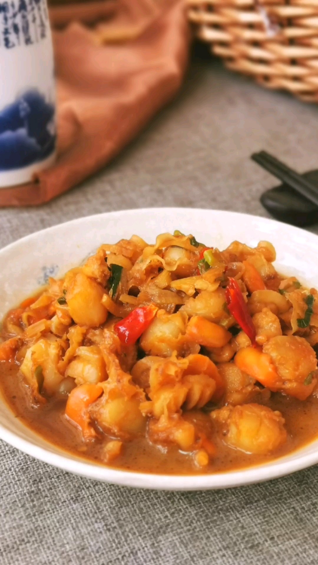 小炒扇貝肉的做法-咸鮮味炒菜譜