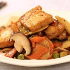 素八珍豆腐的做法-家常味炒菜譜