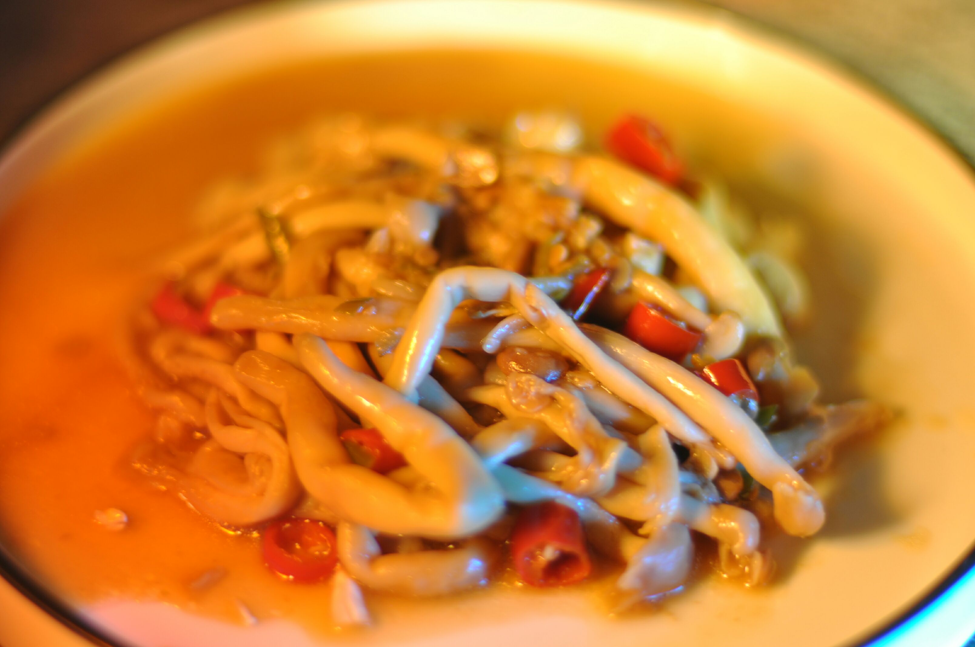 香辣白玉菇的做法-香辣味炒菜譜