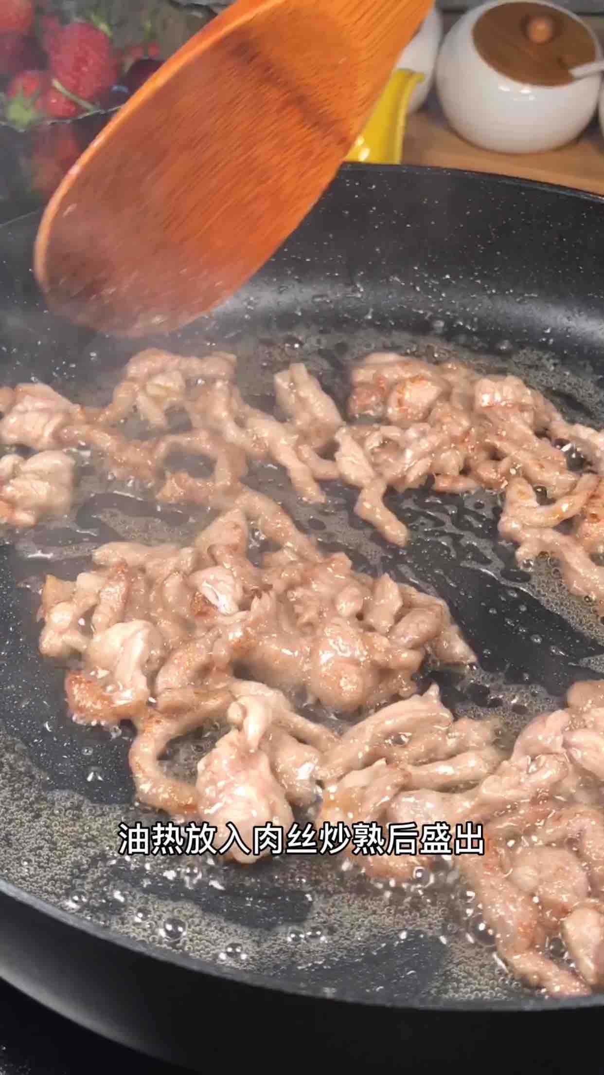 蒜苔炒肉絲的做法-家常味炒菜譜