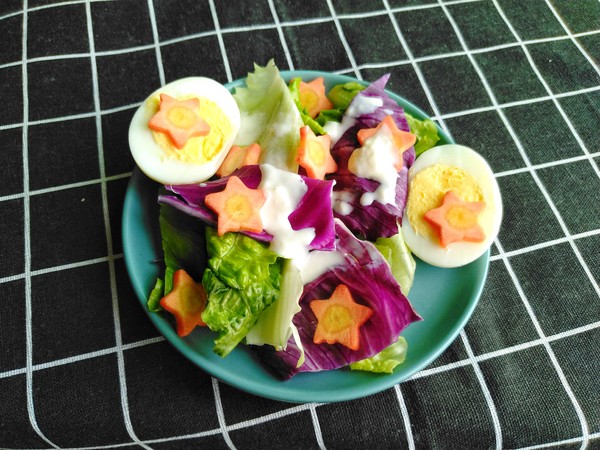 雞蛋蔬菜沙拉的做法-酸甜味拌菜譜