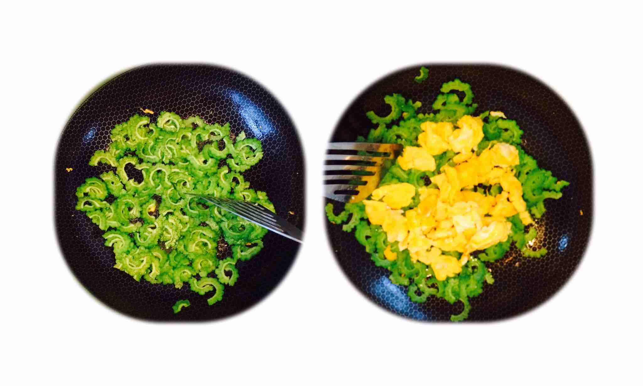 苦瓜炒蛋的做法-咸鮮味炒菜譜