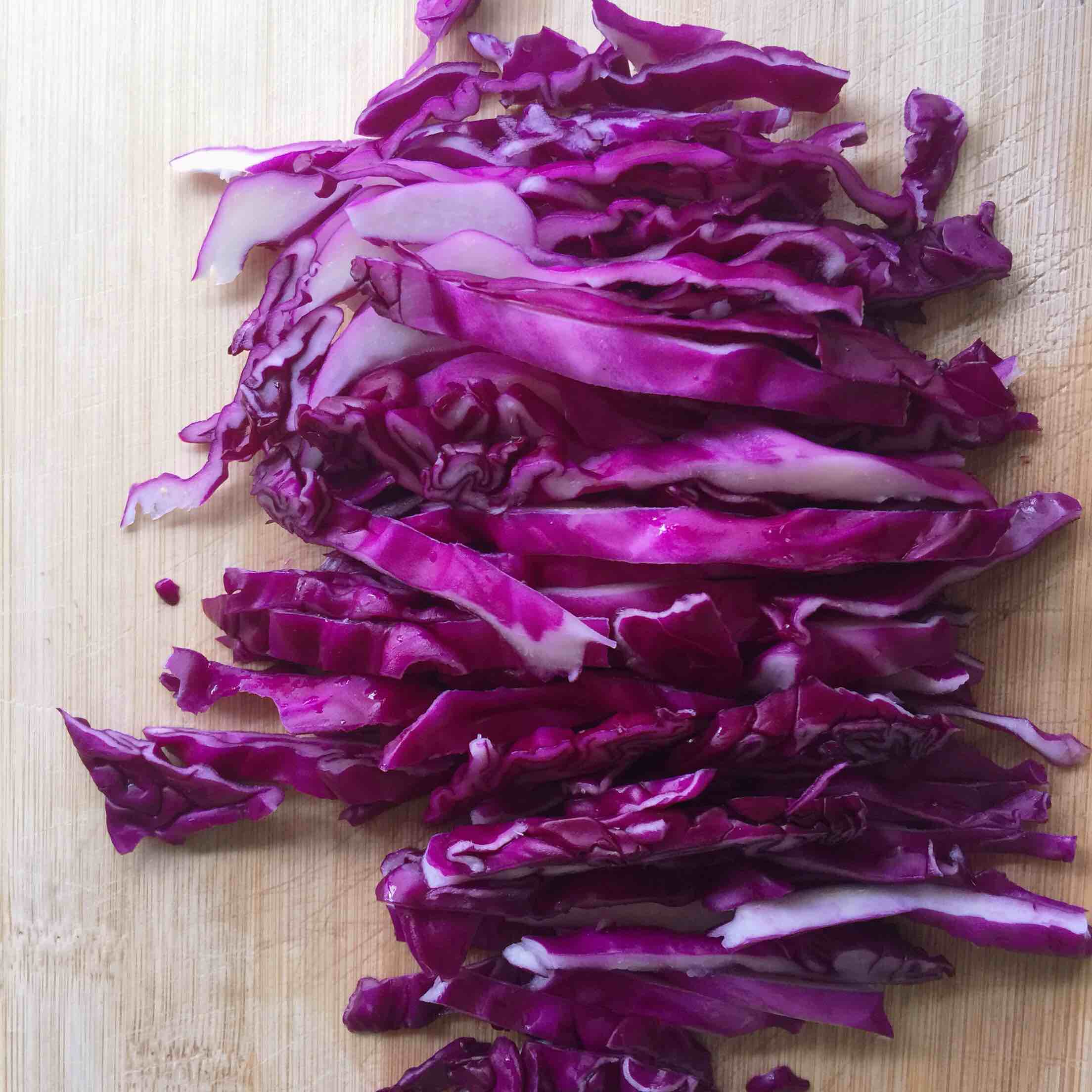 高顏值紫甘藍酸奶懶人減脂沙拉的做法-甜味拌菜譜