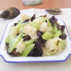 魚鰾炒西芹的做法-咸鮮味炒菜譜