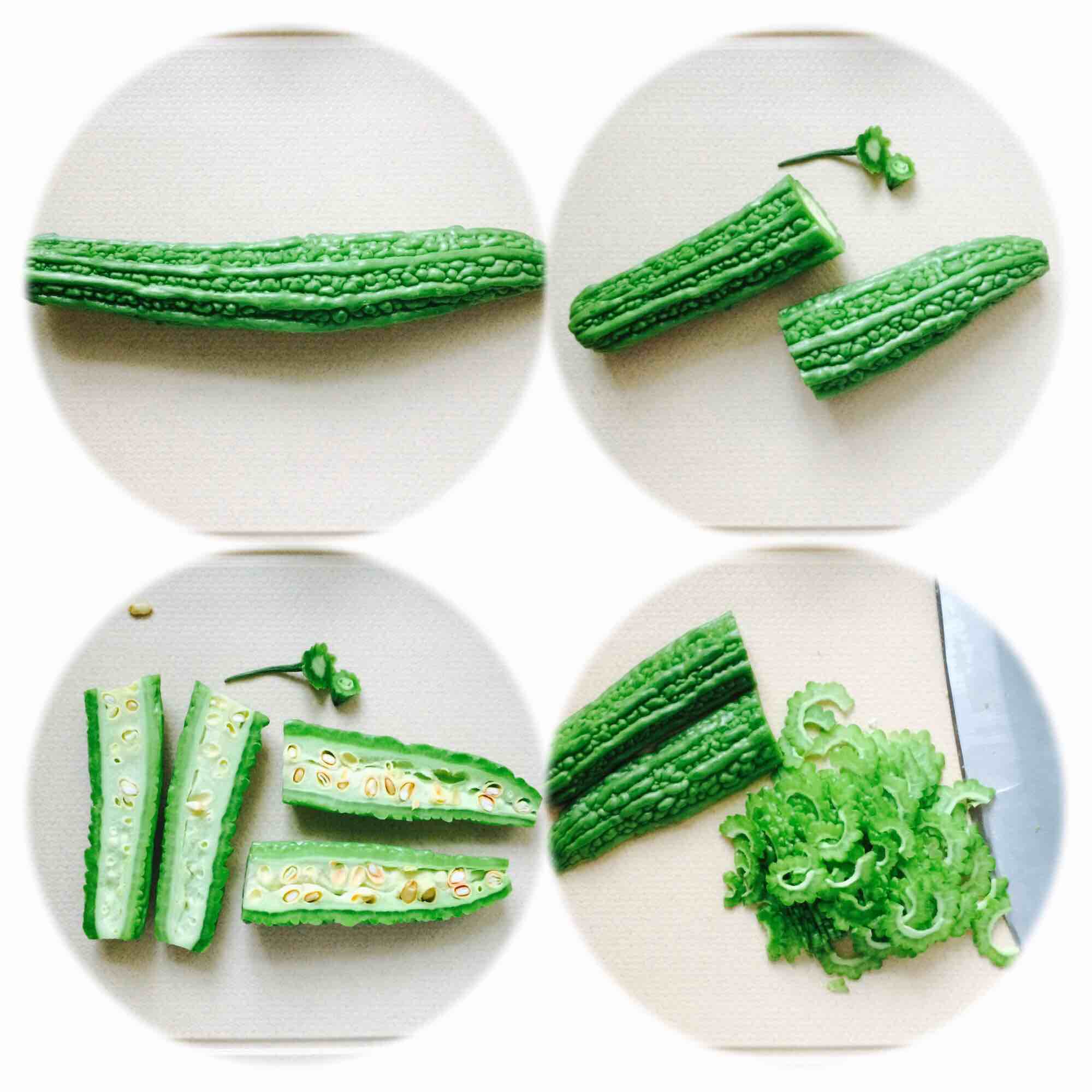 苦瓜炒蛋的做法-咸鮮味炒菜譜