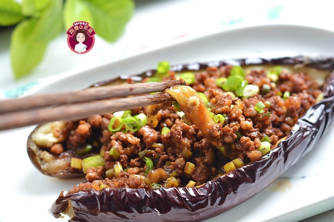 烤肉末茄子的做法-咸鮮味烤菜譜