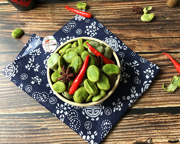 五香蠶豆的做法-五香味煮菜譜