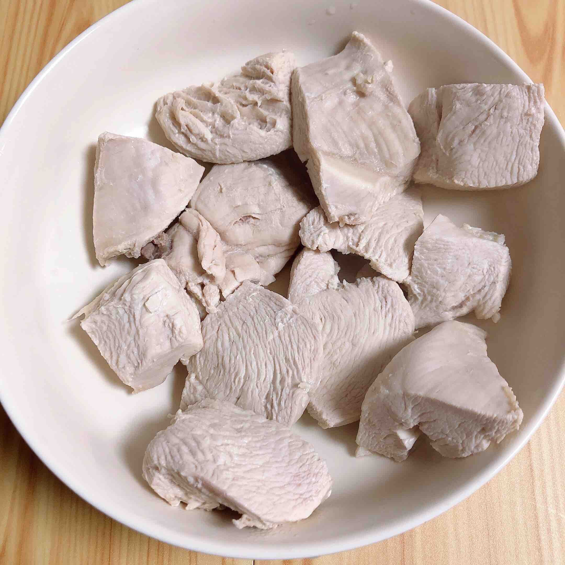 涼拌手撕雞胸肉的做法-酸甜味拌菜譜