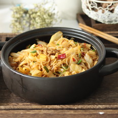 粉絲肉末包菜的做法-家常味炒菜譜