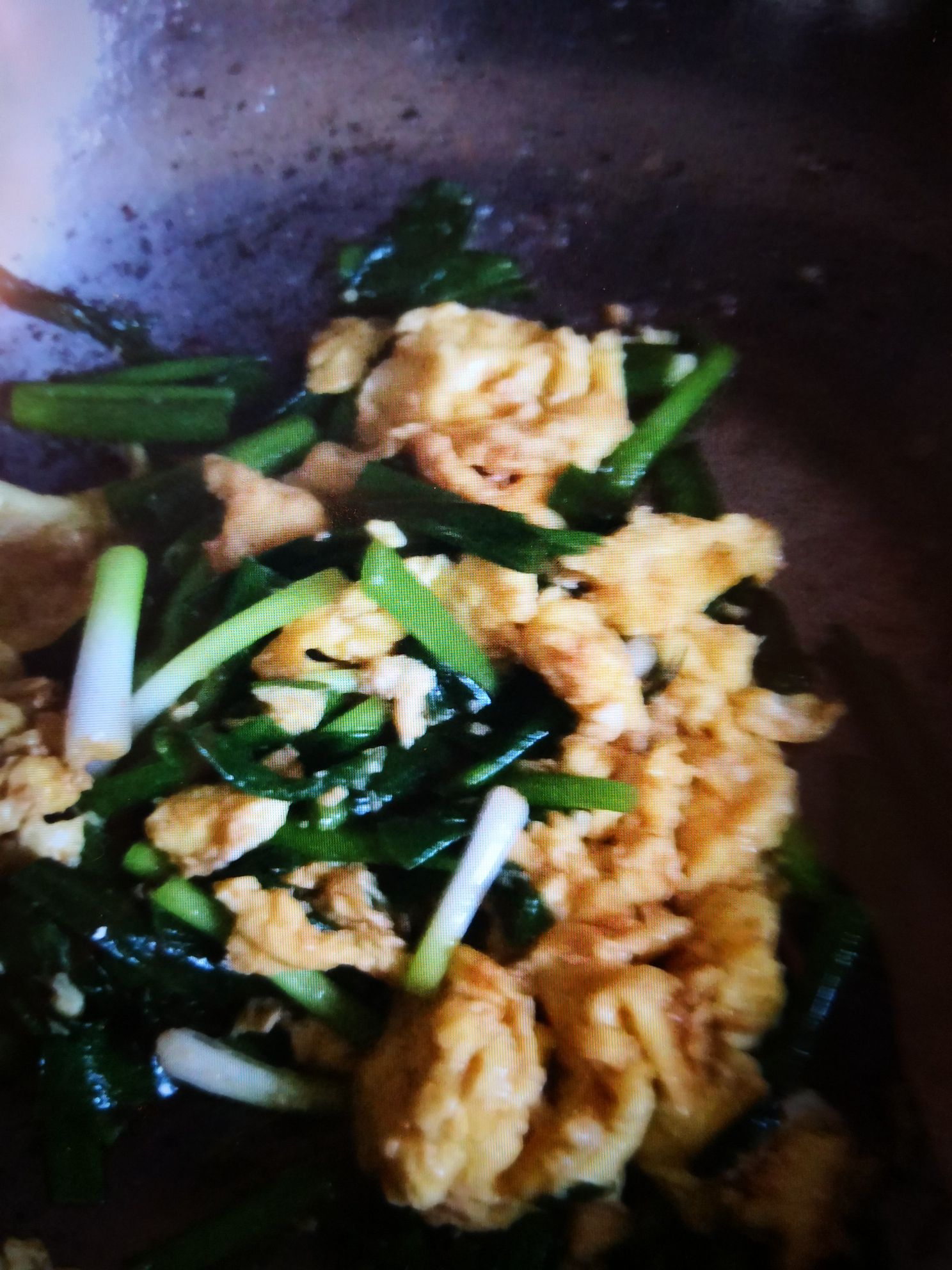 小蔥炒雞蛋的做法-家常味炒菜譜