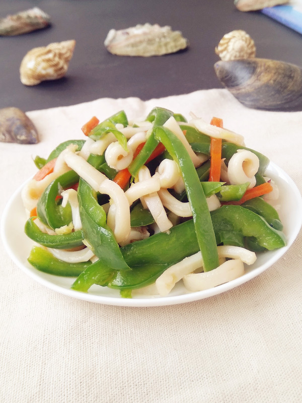 魷魚炒辣椒的做法-咸鮮味炒菜譜