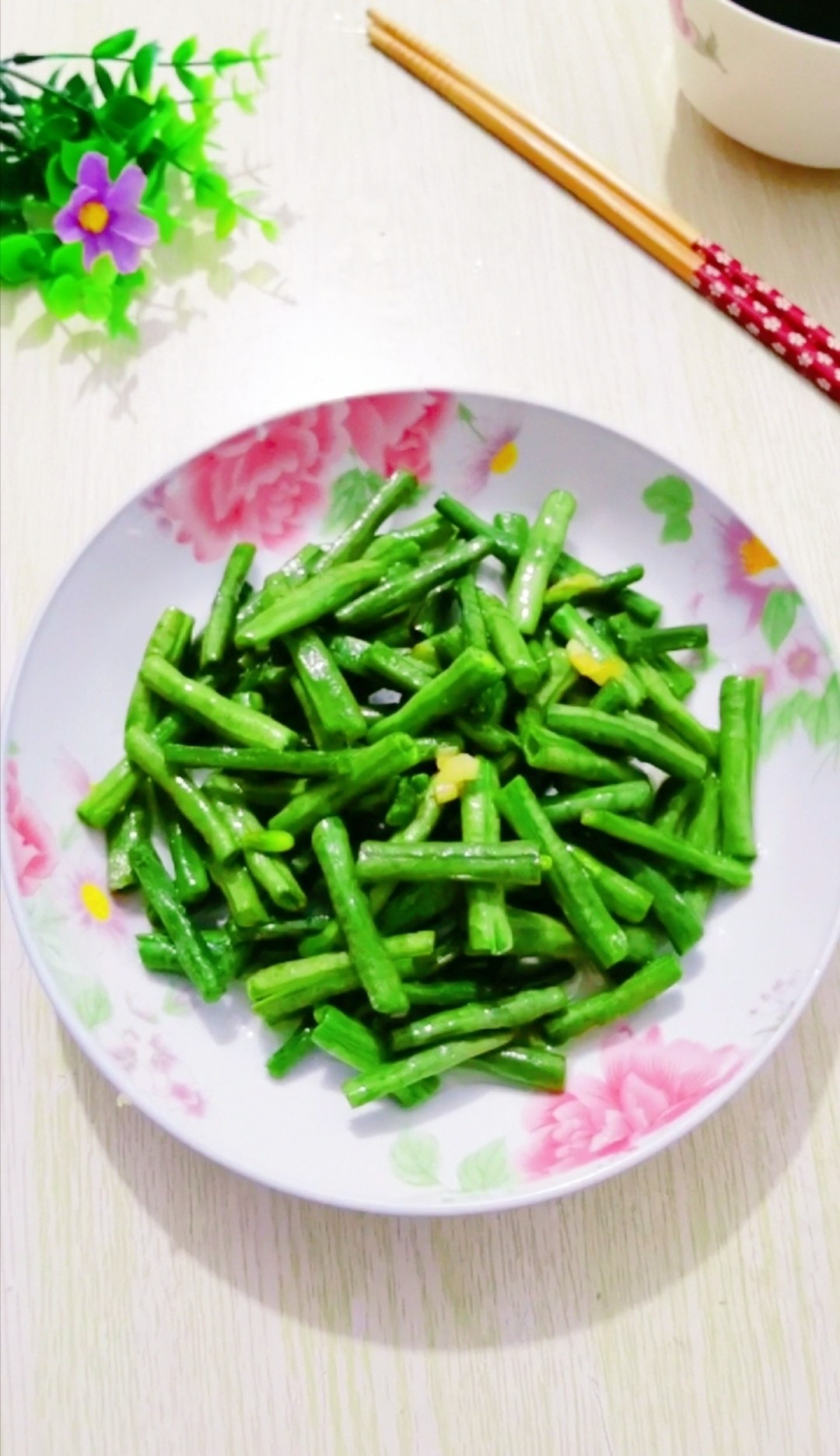 爆炒豇豆的做法-咸鮮味炒菜譜