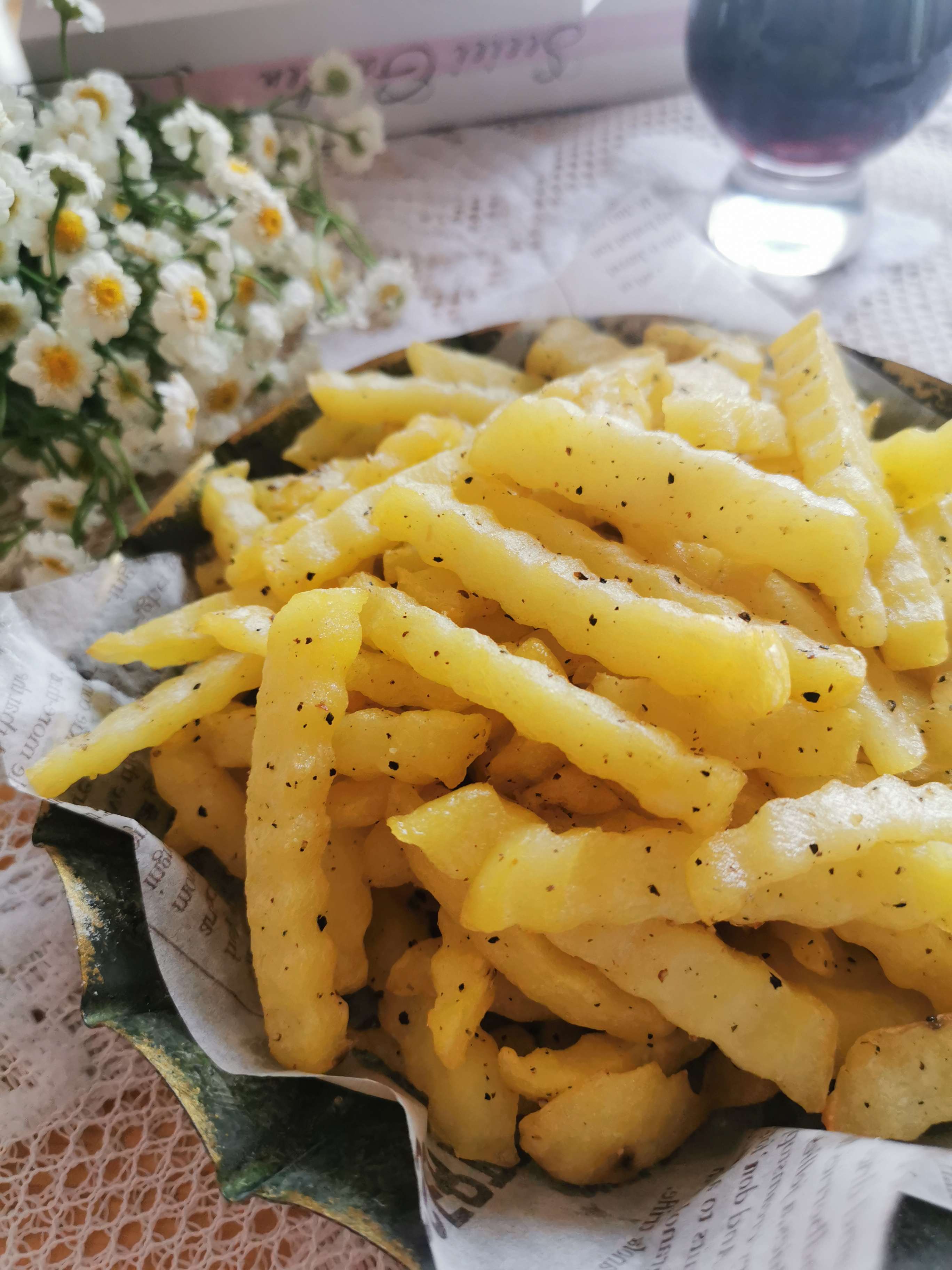 黑椒薯條的做法-黑椒味烘焙菜譜