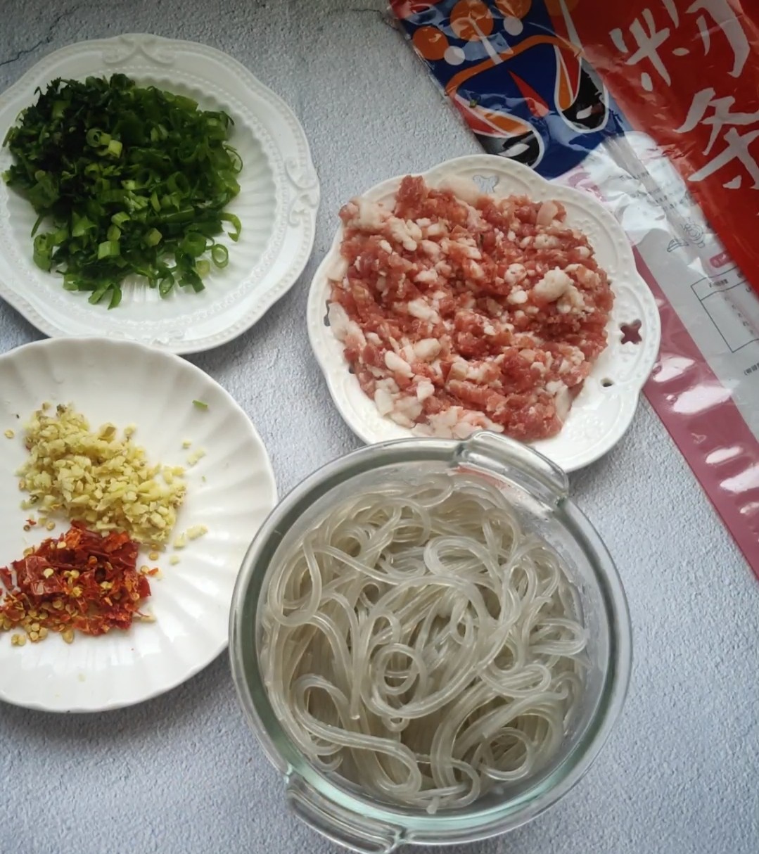 肉沫粉條的做法-咸鮮味炒菜譜