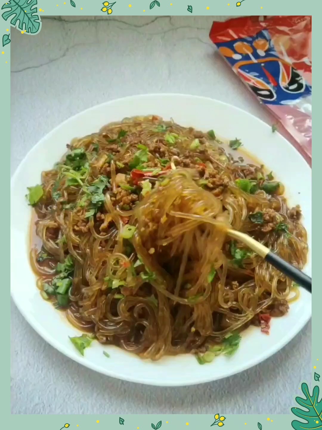 肉沫粉條的做法-咸鮮味炒菜譜