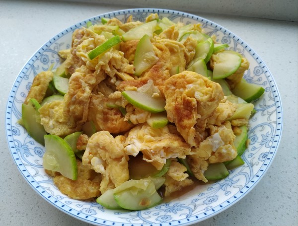 角瓜炒雞蛋的做法-家常味炒菜譜