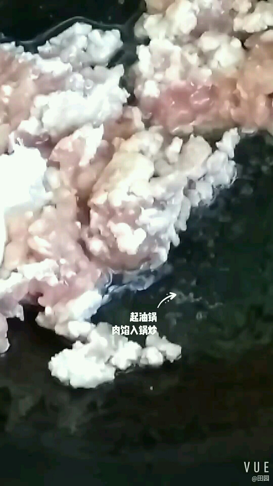 豬肉餡炒蒜薹的做法-咸鮮味炒菜譜