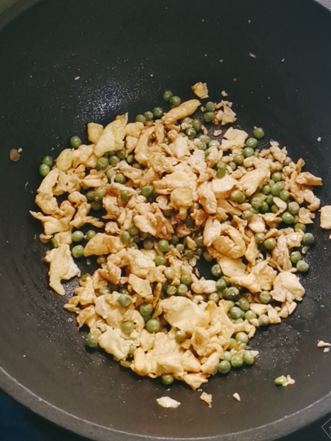 雞蛋炒青豆的做法-咸鮮味炒菜譜