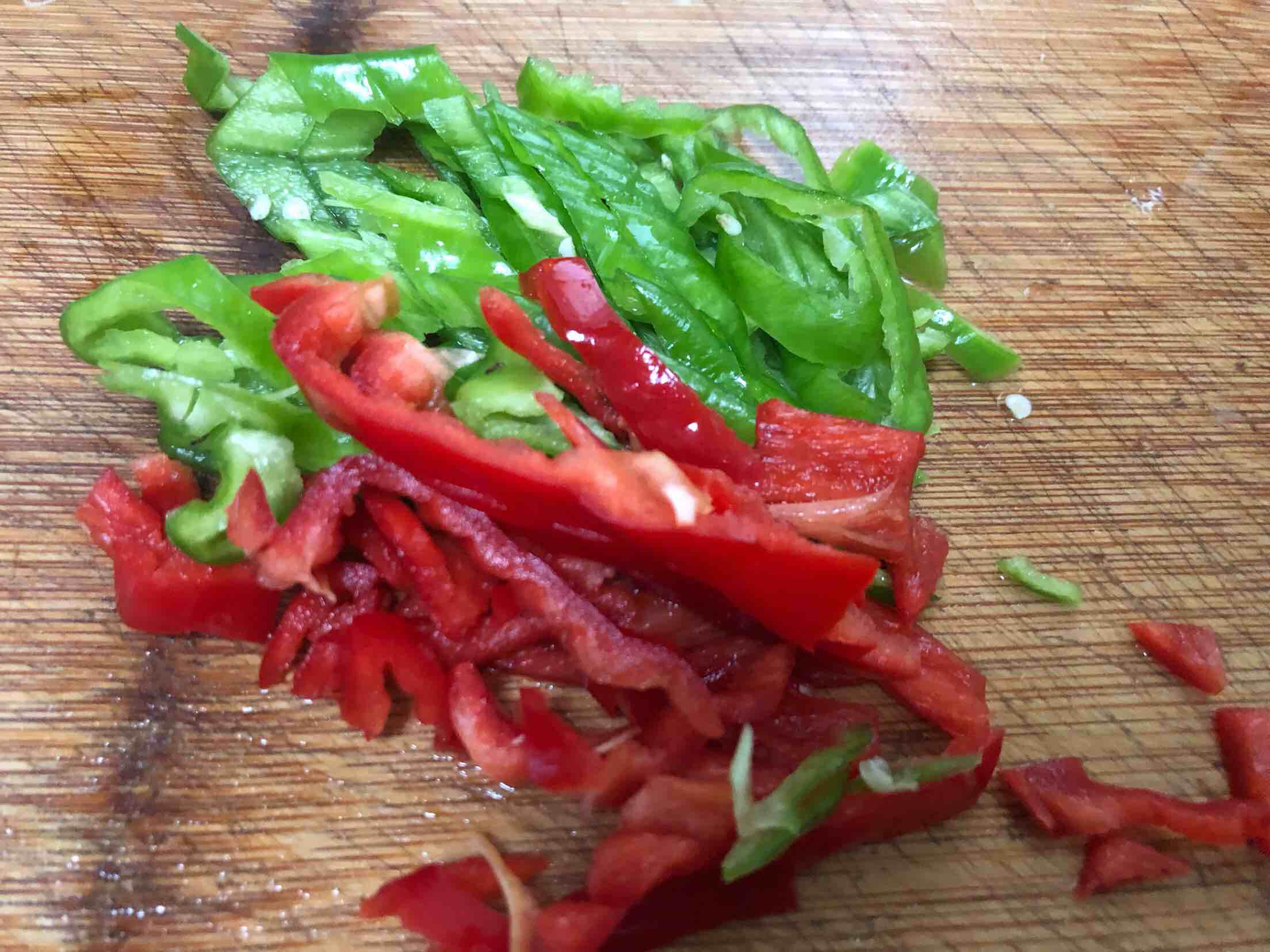 雙椒鵝蛋的做法-家常味炒菜譜