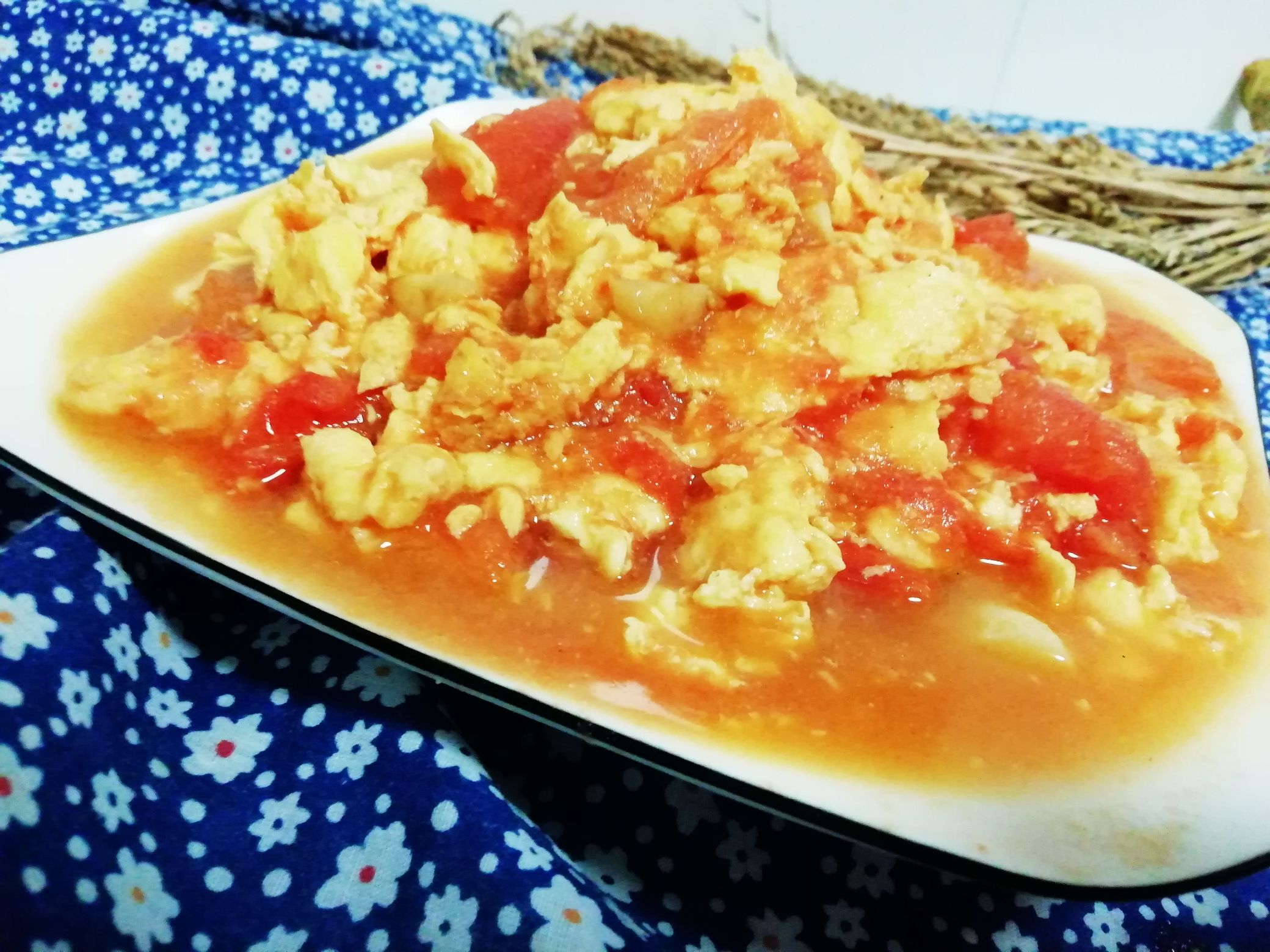 鵝蛋炒番茄的做法-咸鮮味炒菜譜