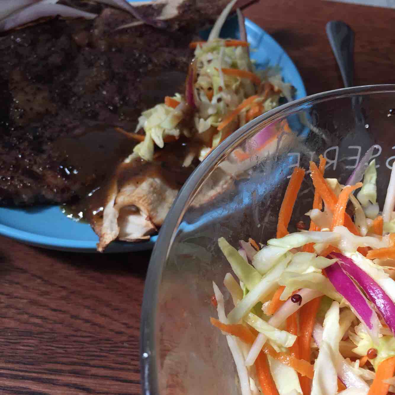 吃草蝦能吃出肉感～～杏鮑菇沙拉的做法-家常味煎菜譜